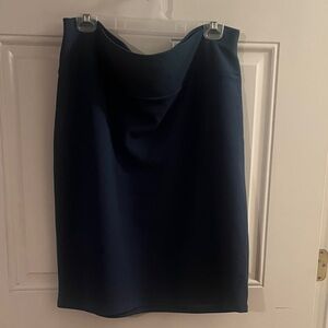Classic Blue Pencil Skirt - Women's Workwear